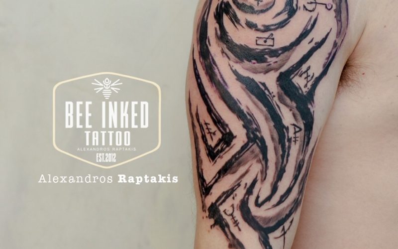 Aris Mosquito Risakis’ Mage Tattoo